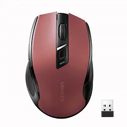 Маніпулятор миша бездротова ugreen MU006 Ergonomic Wireless Mouse Червоний
