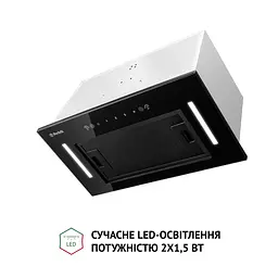 Витяжка повновбудована PERFELLI BIS 58844 BL 1200 LED - мініатюра 4