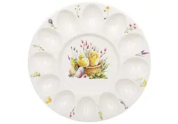 Блюдо порцелянове для 12 яєць та паски BonaDi Easter Melody 27 см (K237)