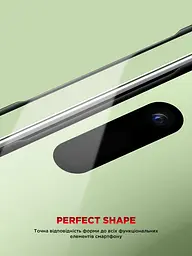 Захисне скло для Apple iPhone 17 Pro Max, Corning Black Icon, преміум якість, протиударне, загартоване, 2.5D скло, глянцеве, 9H, ультратонке, з олеофобним покриттям, з антистатичним шаром, сумісність з чохлами, ArmorStandart (ARM88500) - мініатюра 3