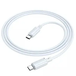 Дата кабель Borofone BX112 Lemon Type-C to Type-C 60W (1m) Blue - мініатюра 4