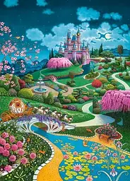 Пазли Castorland Замок Попелюшки, 180 елементів, 32x23 см, B-018543