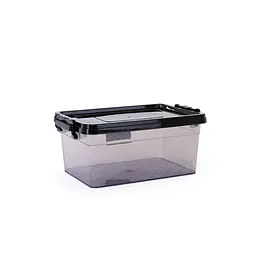 Контейнер Asude Plastik 7.5 л чорний прозорий (ASD141-F)