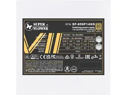 Блок живлення Super Flower Leadex VII Gold 850W (SF-850F14XG(WH)) - мініатюра 4