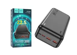 Зовнішній акумулятор Power Bank Hoco J101B 30000 mAh PD20W+QC3.0 22.5W Чорний - мініатюра 3