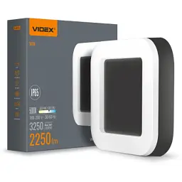 Світильник Videx LED ART IP65 квадратний 30W 5000K Black (VL-BHFS-305B) - мініатюра 3