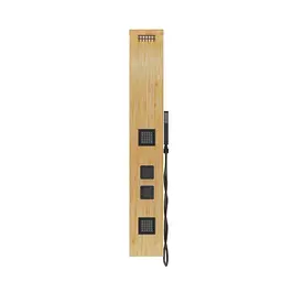 Душова панель Corsan Bao bamboo black з термостатом B022TBL - мініатюра 2