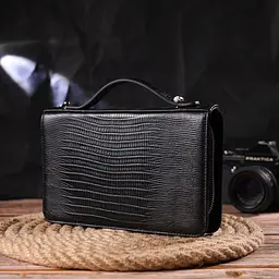 Чоловіча шкіряна барсетка Canpellini 21,5х13,5х4 см sum0022450 - мініатюра 9