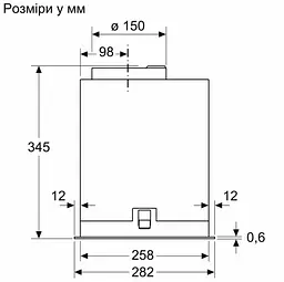 Витяжка Bosch DLN 56AC50 - мініатюра 8