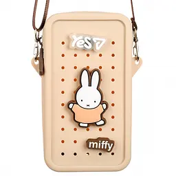 Сумка через плече силіконова Yes CBS-1 Miffy Bunny 17.3х9.3х4 см бежева (550536) - мініатюра 2