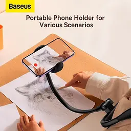 Тримач-холдер для смартфона Baseus ComfortJoy Series Neck Phone Holder (LUGB000001) - мініатюра 8