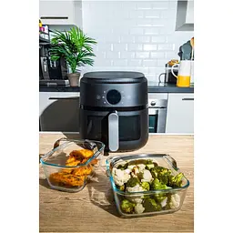 Форма скляна Pyrex Airfryer для аєрогриля квадратна з ручкою (301U300) - мініатюра 5