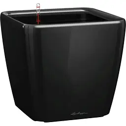Вазон Lechuza Quadro Premium LS 35 чорний (16169)