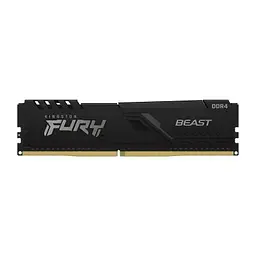Модуль пам'яті для комп'ютера DDR4 32GB (2x16GB) 3600 MHz Fury Beast Black Kingston Fury (ex.HyperX) (KF436C18BBK2/32) - мініатюра 3