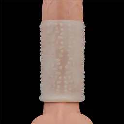Вібронасадка Vibrating Drip Knights Ring White - мініатюра 3