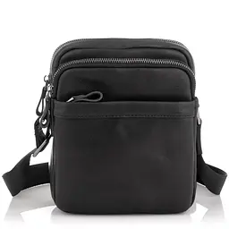 Чоловіча сумка через плече чорна Tiding Bag 6027A - мініатюра 5