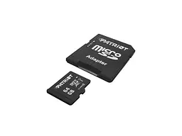 Карта пам'яті Patriot microSDXC UHS-I + SD adapter 64 GB (PSF64GMCSDXC10) - мініатюра 3