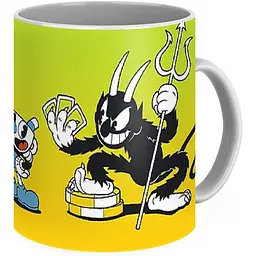 Кухоль GeekLand Cuphead Чашкоголовий Чашко-голові брати CH 02.04 330 мл різнобарвний - мініатюра 2
