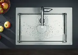 Кухонна мийка Hansgrohe S71 S711-F660 сталь stainless steel 43302800 - мініатюра 3