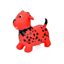 Дитяча іграшка-стрибун Цуценя MS 4160Red гума, до 20 кг