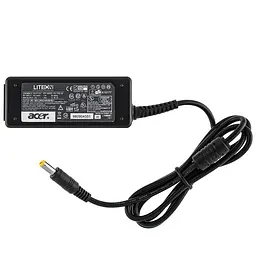 Блок живлення для ноутбука ACER 19V 1.58A 30W 5.5x1.7 мм 3 holes чорний (без кабелю!) - мініатюра 2