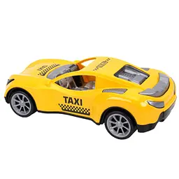 Дитяча іграшка "Таксі спорткар" 7495TXK сітка, жовтий - мініатюра 2
