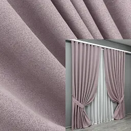 Комплект штор VR-Textil Ashen Night блэкаут 2 шт 150x290 см пудровый (1843ш)