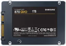 SSD накопичувач Samsung 870 QVO 1 TB [MZ-77Q1T0BW] [82994] - мініатюра 2