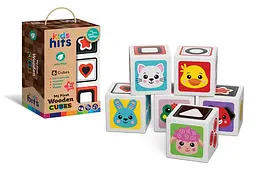 Дерев'яна іграшка Kids hits KH20/007 Кубики набір 6шт. 12,4 x 19,1 x 6,5 см