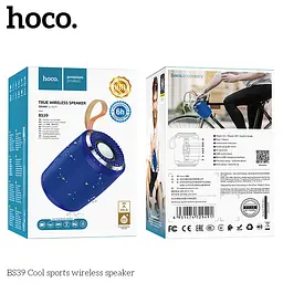 Портативна акустика Hoco Cool sports BS39 бездротова червона - мініатюра 5