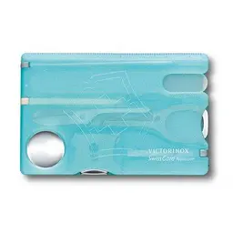 Ніж Victorinox Swisscard Nailcare 82х54х4мм,12функ,блакит.прозор - мініатюра 3