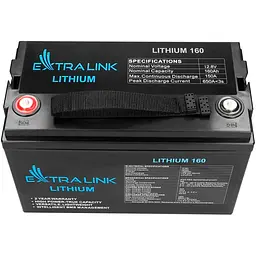 Акумулятор Extralink LiFePO4 12V [12.8V/160Ah/2048Wh] [BMS 150A/150A] [EX.30462] [111169] - мініатюра 4