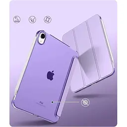 Чохол-книжка BeCover Tri Fold Hard для Apple iPad Mini 7 2024 Purple (712455) - мініатюра 2