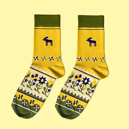 Шкарпетки Orner "Північ" жовті 36-40