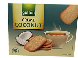 Печиво Gullon Creme Coco з кокосовою начинкою 500 г (8410376078275)