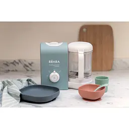 Пароварка-блендер Beaba Babycook Express Blue (916303) - мініатюра 9