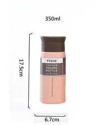 Термос Tyeso 350 мл із нержавіючої сталі рожевий - мініатюра 2