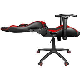 Крісло ігрове Defender Devastator CT-365, 50мм PU, Клас 4, Black/Red - мініатюра 5