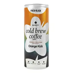 Напій кавовий холодного настоювання з апельсином Orange kick Fresh Black з/б 250 мл - мініатюра 2