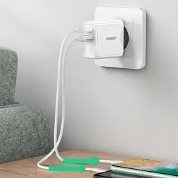 Зарядний пристрій Ugreen CD170 36W USB + Type-C Charger (White) (60468) - мініатюра 4