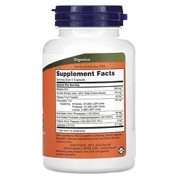 Now Foods Суперензими/ферменти, Super Enzymes, 90 капсул - мініатюра 2