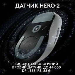 Миша комп'ютерна Logitech Pro X Superlight 2 Dex White (910-007363, 910-007366) - мініатюра 3