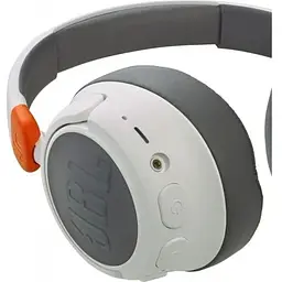 Дитячі навушники JBL JR460 NC бездротові білі (JBLJR460NCWHT) - мініатюра 3