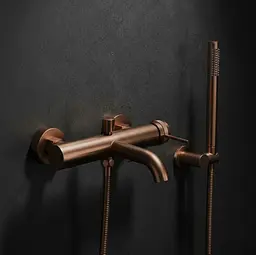 Змішувач для ванни Rea Lungo Grip brushed copper REA-B4567 - мініатюра 3