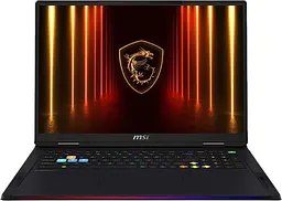 MSI Raider 18 HX AI A2XWJG (A2XWJG-069US) Core Black (18/IPS-Level/3840x2400/120Hz/Ultra 9-285HX/64GB RAM/2TB SSD/RTX 5090/Win11Pro)