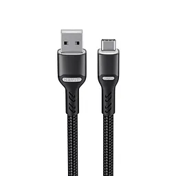 Кабель USB - USB-C Havit 3A 1 м чорний (HV-CB6217) - мініатюра 3