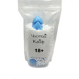 Крафтове мило-член із присоскою Чистий Кайф Blue Size L - мініатюра 4