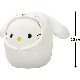 М'яка іграшка Squishmallows Hello Kitty Хелоу Кітті в образі Сіннаморолл 20 см (SQSN00389) - мініатюра 12