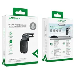 Автотримач Acefast D16 magnetic car holder for air vent Metal gray - мініатюра 5
