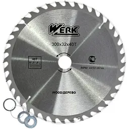 Werk 300х32 мм Диск пильний